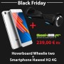 Hoverboard W2 2017 Nouveau servo moteur batterie samsung (noir)