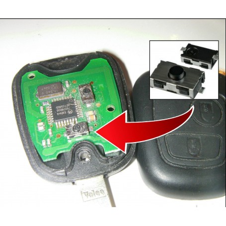 Réparation bouton de clé plip form x1