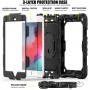 Coque Anti-choc pour Apple iPad mini 4/5 - Housse de Protection Antichoc Étui en Plastique de Silicone Hybrid Case Cover ave...