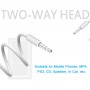 Cable audio multifonctions ROCK 3,5mm Gris