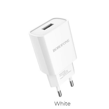 Chargeur secteur USB 5V 2.A Blanc