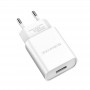 Chargeur secteur USB 5V 2.A Blanc