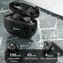 Awei T15 Bluetooth V5.0 Ture ecouteur sans fil Sport de cas de charge (Noir)