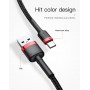 Cable Baseus USB-C - USB 2A longueur 3m Noir