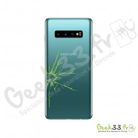 Réparation vitre arriere Samsung Galaxy S10 Plus SM-G975