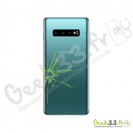 Réparation vitre arriere Samsung Galaxy S10 Plus SM-G975