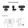 WebcamFull HD 1080P avec micro pour USB