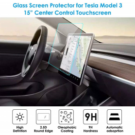 Film Protecteur d'écran en verre trempé pour Tesla Model 3 Touch Panel