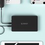 ORICO boîtier de disque dur externe de stockage USB 3.0 Type-B à SATA 3.0 pour 2,5 pouces / 3,5 pouces SATA HDD / SSD, prot...