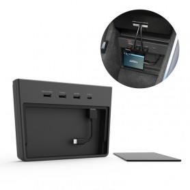 HUB USB Extender 5 en 1 Extension Adaptateur Connecteur pour Tesla Model 3 Avant Mars 2020
