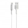 Borofone 2A 8 Pin Cable de charge lightning, Longueur: 100 cm Blanc