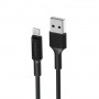 Borofone 2A 8 Pin Cable de charge lightning, Longueur: 100 cm (Noir)