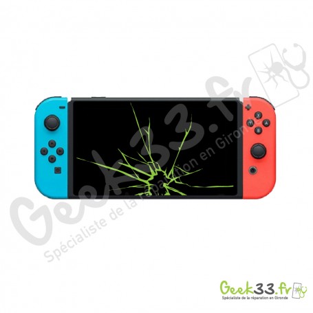 Réparation vitre tactile Nintendo Switch Noir Origine