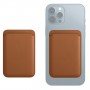 Porte-cartes en cuir avec MagSafe pour iPhone