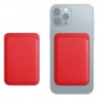 Porte-cartes en cuir avec MagSafe pour iPhone