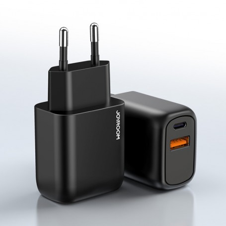 JOYROOM 20W Chargeur de voyage intelligent double port PD + QC3.0