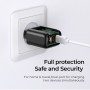 JOYROOM 20W Chargeur de voyage intelligent double port PD + QC3.0